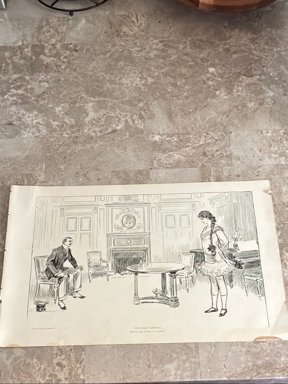 Charles Dana Gibson Double Sided Print 1904